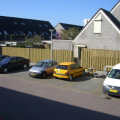 Vervangen van een schutting, middels in het werk op maat gemaakte schutting delen.