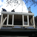 Realiseren van groot dakkapel aan de achterzijde van een woning aan de Lutmastraat in Amsterdam